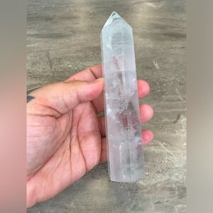 Lavender Yttrium Fluorite Tower Point
